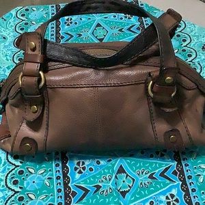 Fossil leather bag